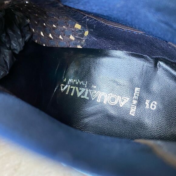 Aquatalia by MARVIN K. Desire Woven Ankle Bootie - Picture 12 of 16